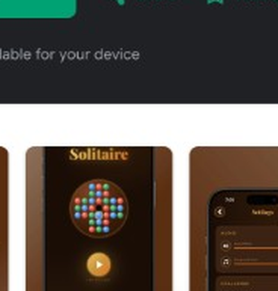 Marble Solitaire app screenshot